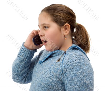 Girl Talking On The Phone