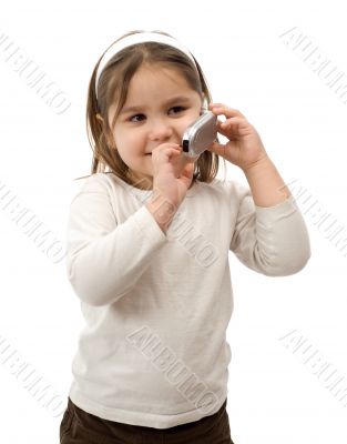 Toddler On Cell Phone