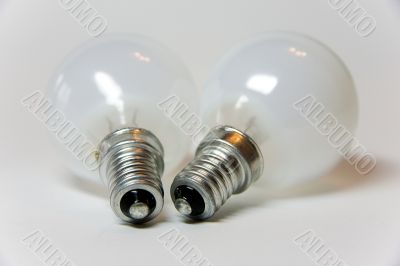 Two light bulbs