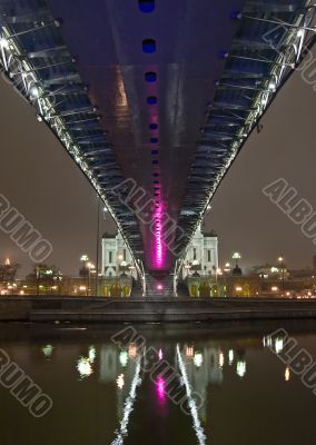 Bridge over the Moscow river near Cathedral of Christ the Saviou