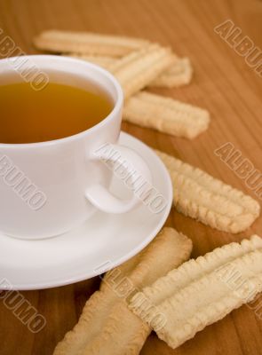 cup of tea and some cookies