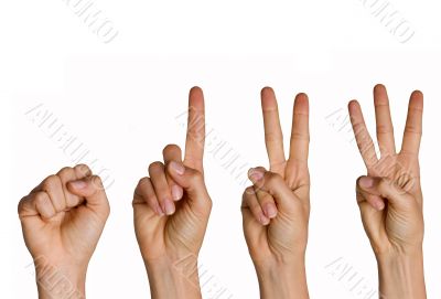 Counting fingers