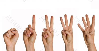 Counting fingers