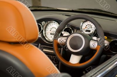 Interior of car