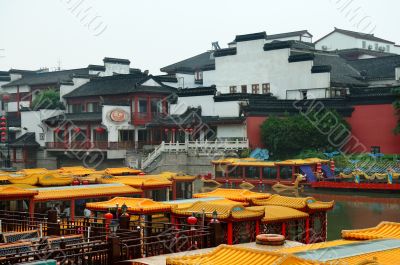 Scene of water village