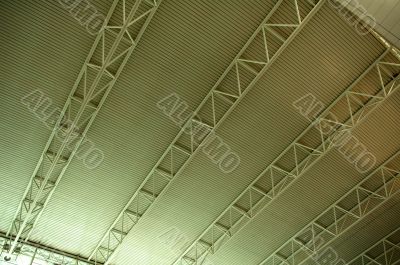 The ceiling of airport