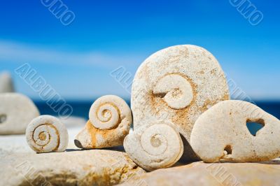 Stone spirals