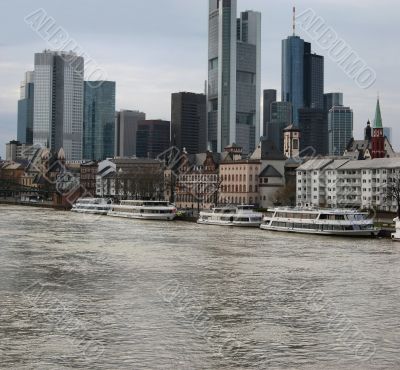 skyline of Frankfurt