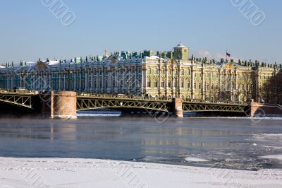 hermitage in winter