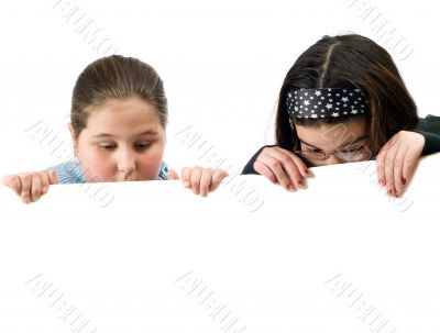 Two Kids Spying