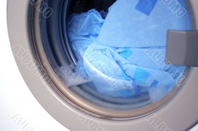 process of the laundry