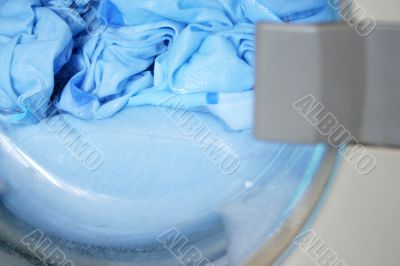 process of the laundry