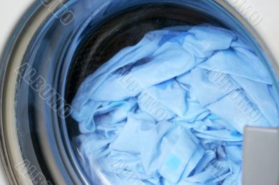 process of the laundry