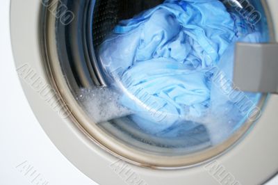 process of the laundry