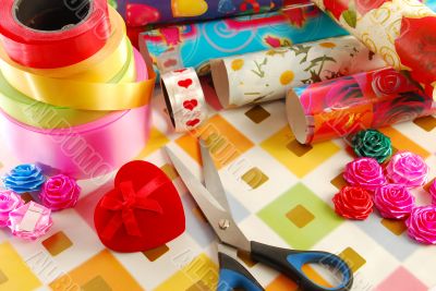 Wrapping gifts