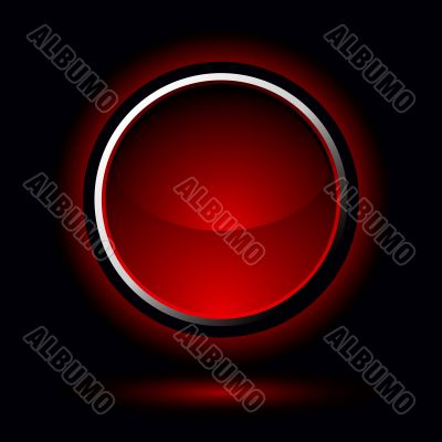 bright red button