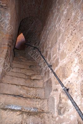 Inside tower