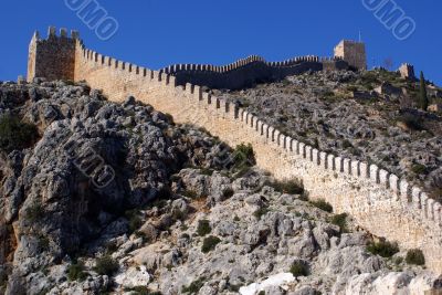 walls and tower of castle