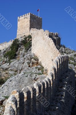Walls of castle