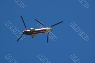 Helicopter overhead