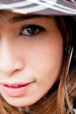 Cute Asian Girl Smiling