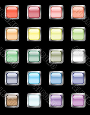 Glossy buttons