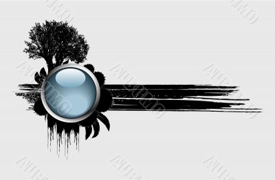 Vector tree and button