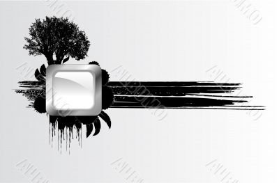 Vector tree and button