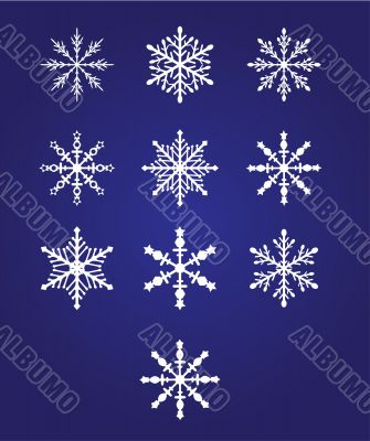 Beautiful snowflakes