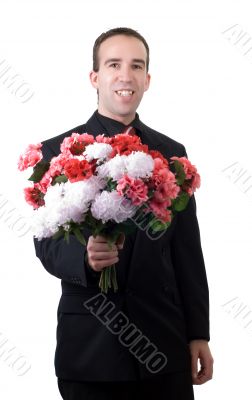 Man With Flowers