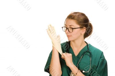 female nurse or doctor