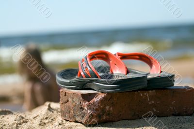 Beach slippers