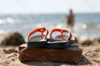 Beach slippers