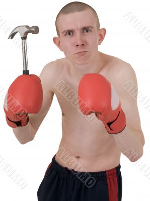 Boxer and hammer