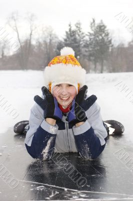 Girl on ice