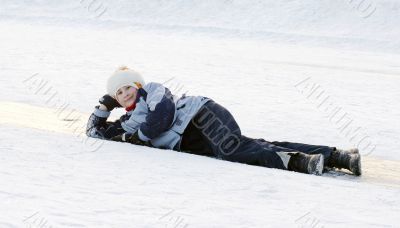 Girl on ice