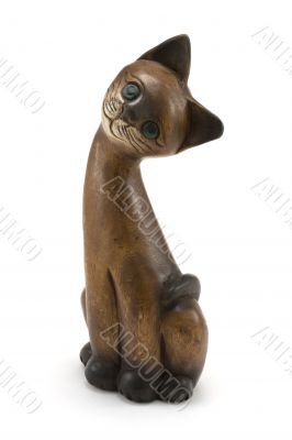 Wooden cat