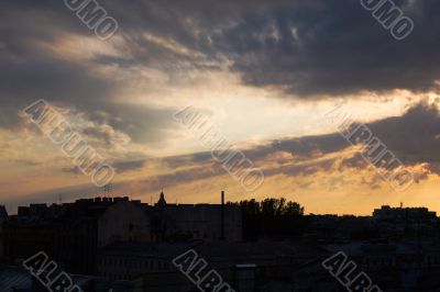 Petersburg`s sky