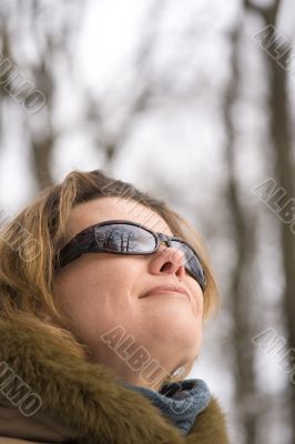 Woman in sun-glasses