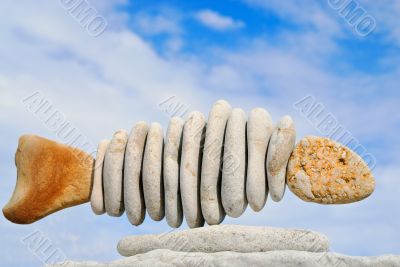Fish from stones