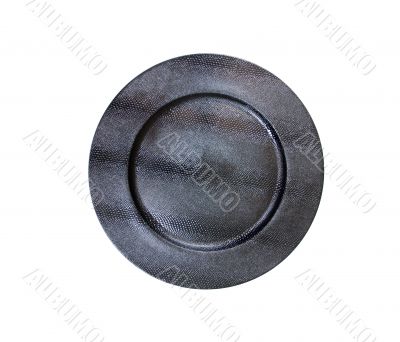 Black Textured Platter