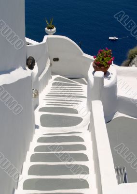 Stair to the sea, Santorini