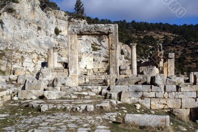 Clouds and ruins