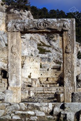 Gate on ruins