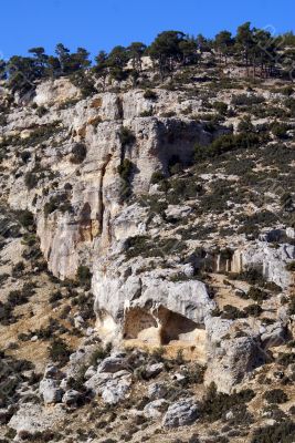 Mount and caves
