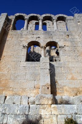 Church wall in Alahan