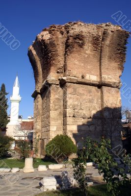 Ruins and mosque