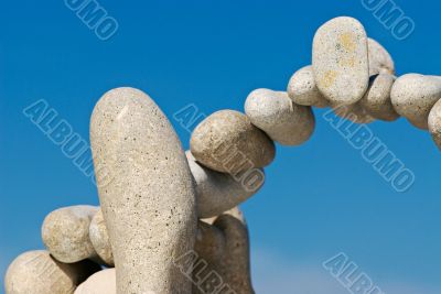 Stones in air