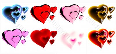 Beautiful hearts