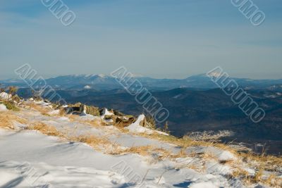 stones on mountain